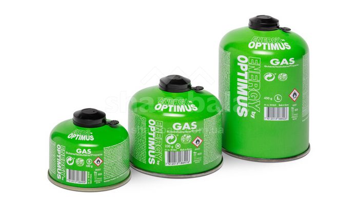 Резьбовой газовый баллон Optimus Universal Gas, L, 450 г (OPT 8018642-L)