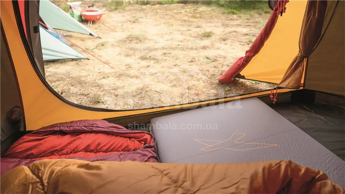 Самонадувной коврик двухместный Easy Camp Self-inflating Siesta Mat Double, 193x120x5 см, Black/Grey (5709388104366)