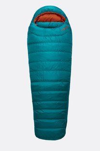 Спальный мешок Rab Ascent 500 Wmns, (-5&deg;C), 170 см - Left Zip, Marina Blue (RB QSD-36-MRB-REG-LZ)