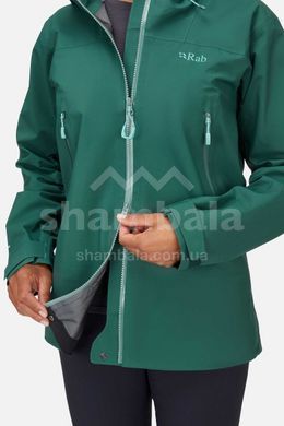 Мембранна куртка жіноча Rab Kangri GTX Jacket Wmns, Green Slate, 10 (QWH-02-GNS-10)