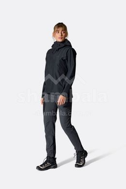Мембранная куртка женская Rab Downpour Jacket Wmns, Black, 8 (RB QWI-07-BLK-08)