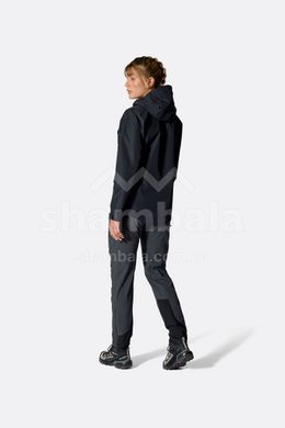 Мембранная куртка женская Rab Downpour Jacket Wmns, Black, 8 (RB QWI-07-BLK-08)