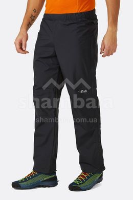 Штани чоловічі Rab Downpour Eco Pants FZ, BLACK, S (5059913034188)