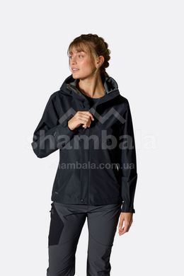 Мембранная куртка женская Rab Downpour Jacket Wmns, Black, 8 (RB QWI-07-BLK-08)