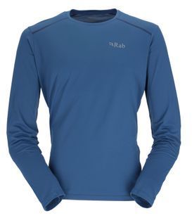 Футболка з довгим рукавом чоловіча Rab Force LS Tee, Nightfall Blue, XL (RB QBL-07-NF-XL)