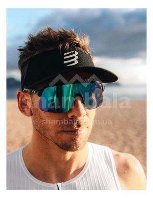Кепка-козирьок Compressport Visor Ultralight, Black/White, One Size (CMS XHWU3899002TU)