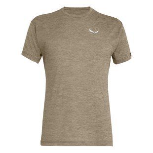 Чоловіча футболка Salewa MS Puez Melange Dry Tee, Brown, M (SLW 26537,7956-M)