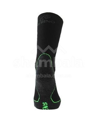 Термошкарпетки трекінгові Lasting WSB, black/green, S (WSB-906S)