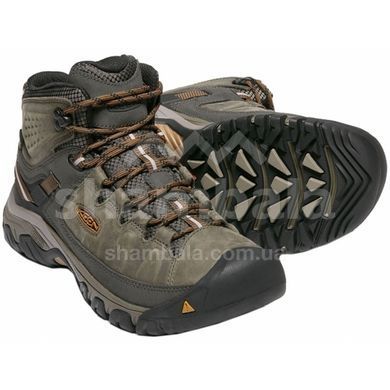 Черевики чоловічі Keen Targhee III Mid WP M, Black Olive/Golden Brown, 42 (0887194985258)