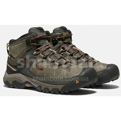 Черевики чоловічі Keen Targhee III Mid WP M, Black Olive/Golden Brown, 42 (0887194985258)
