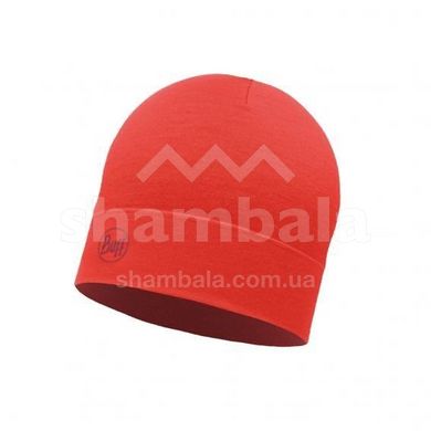 Шапка Buff Midweight Merino Wool Hat, Solid Cranberry Red (BU 113027.432.10.00)