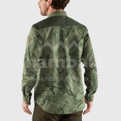Рубашка мужская Fjallraven Varmland G-1000 Shirt M, Green Camo/Deep Forest, L (7323450642723)