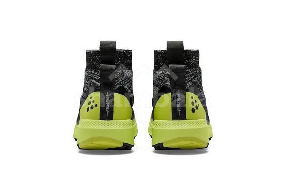 Кроссовки мужские Craft Nordic Fuseknit Hydro Mid Man, Black Melange/Scream, 8 (1909294)