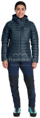 Жіночий пуховик Rab Microlight Alpine Long Jacket Wmns, Orion Blue, 16 (QDB-15-ORB-16)