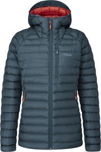Жіночий пуховик Rab Microlight Alpine Long Jacket Wmns, Orion Blue, 16 (QDB-15-ORB-16)