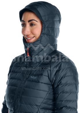 Жіночий пуховик Rab Microlight Alpine Long Jacket Wmns, Orion Blue, 16 (QDB-15-ORB-16)