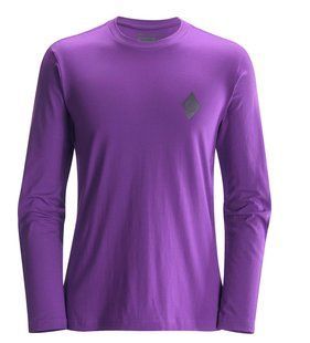 Футболка чоловіча Black Diamond M LS Diamond C Tee Nightshade, р. S (BD E3DZ.570-S)