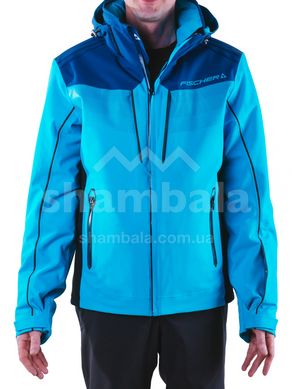 Гірськолижна чоловіча тепла мембранна куртка Fischer Hans Knauss, S, Royal (G71018)