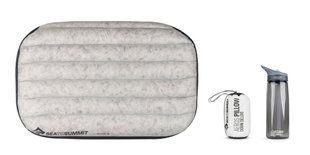 Подушка надувна з пухом Sea to Summit Aeros Down Pillow, Deluxe, 12х59х38см, Grey (STS APILDOWNDLXGY)