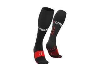 Компрессионные гольфы Compressport Full Socks Run, Black, T1 (SU00004B 990 0T1)