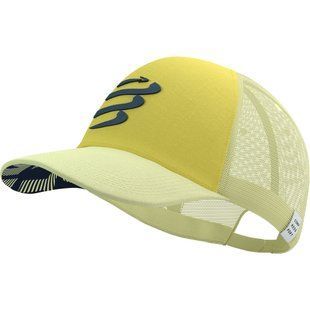 Кепка с сеткой Compressport Trucker Cap, Maize/Elf Yellow, One Size (CMS XHWU4197049TU)