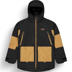Горнолыжная мужская теплая мембранная куртка Picture Organic Jomoh 2025, Black/Brown Sugar, XL (PO MVT0527A-XL)