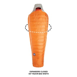 Спальний мішок Big Agnes Torchlight Ul 30 (3/-3°C), 183 см - Left Zip, Orange/Gray (841487110239)