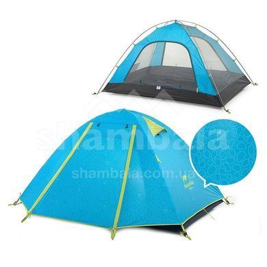 Намет чотиримісний Naturehike P-Series NH18Z044-P, Blue, 210T/65D (6975641888055)
