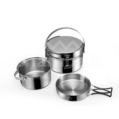 Набор посуды Naturehike NH22CJ005, Silver (6927595708842)