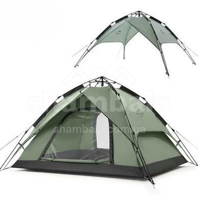Палатка трёхместная автоматическая Naturehike NH21ZP008, Olive/Green (999995250)