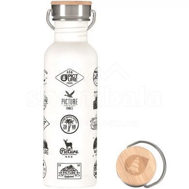 Фляга Picture Organic Hampton 0,75 л, white logos (ACC99C)