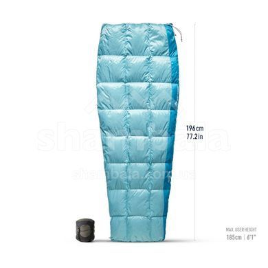 Спальный мешок Sea to Summit Traveller 7/11 Сᵒ, 185 - Right Zip, Aqua Sea (STS ASL041062-050201)