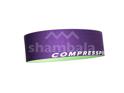 Пояс-сумка Compressport Free Belt 2022, Purple/Paradise Green, XS/S (CU00012S 367 XSS)