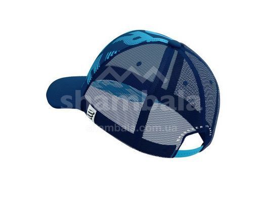 Кепка с сеткой Compressport Trucker Cap, Estate Blue/Hawaiian Ocean (CU00008B 547 0TU)