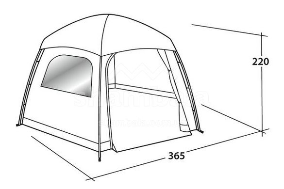 Палатка шестиместная Easy Camp Moonlight Yurt, Grey (120382)