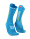 Шкарпетки Compressport Pro Racing Socks V4.0 Bike, Fluo Blue/Primrose, T1 (XU00049B 527 0T1)