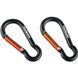 Карабін (пара) Munkees Pear 5 mm x 50 mm, Black (MNKS 3235-BK)