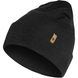 Шапка Fjallraven Classic Knit Hat, Black, One Size (7323450347123)