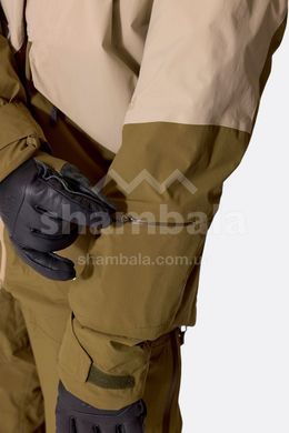 Горнолыжная мужская теплая мембранная куртка Rab Novaline Jacket, Oak/Dark Pebble, L (RB QIP-48-OKP-LRG)