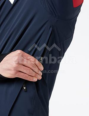 Горнолыжная мужская теплая мембранная куртка Dainese HP1 M3, XL - Black Iris/Chili Pepper (DNS 4749418.Y73-XL)