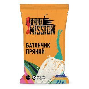Батончик (Пряний) Food Mission (4820260630184)