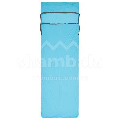 Вкладыш в спальник Sea to Summit Breeze Sleeping Bag Liner, Insect Shield - Rectangular w/ Pillow Sleeve, Turkish Tile Blue (STS ASL031081-251608)