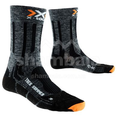 Носки X-Socks Trekking Summer, Anthracite/Black, р.45-47 (XS X100079.G035-45-47)