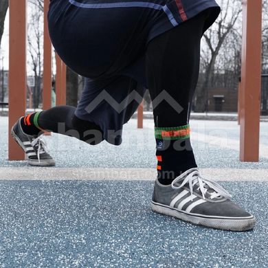 Шкарпетки водонепроникні Dexshell Running, Black/Orange, S (DS645BORS)