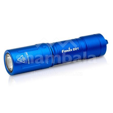 Ліхтар ручний Fenix E01 V2.0, blue (E01V20blue)