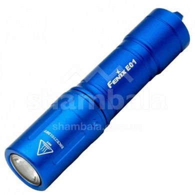 Ліхтар ручний Fenix E01 V2.0, blue (E01V20blue)