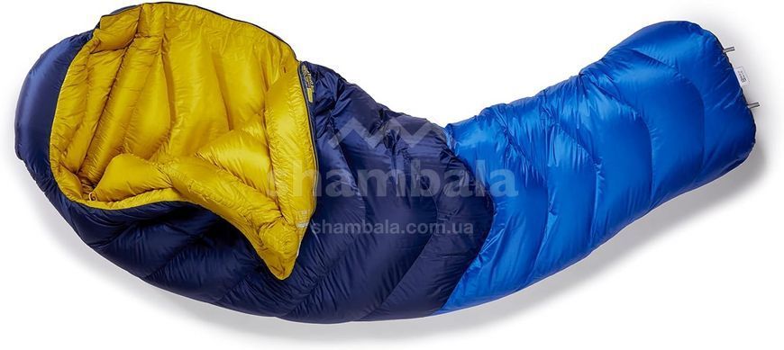 Спальный мешок Rab Neutrino 800 Regular, (-22&deg;C), 185 см - Left Zip, Nightfall Blue (RB QSM-94-NFB-REG-LZ)