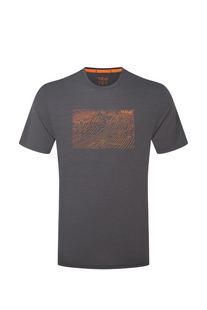 Футболка мужская Rab Syncrino Ridge Tee, Graphene, L (RB QFG-36-GRH-LRG)
