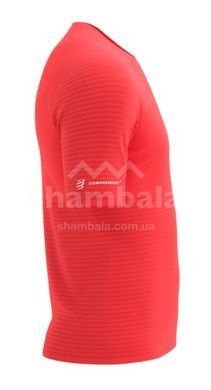 Футболка мужская Compressport Pro Racing SS Tshirt M, Fluo Red, S (7630102590357)