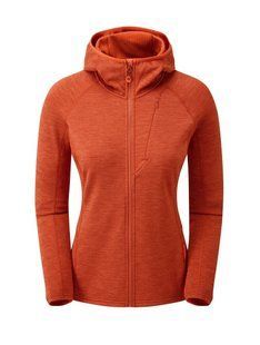 Жіноча флісова толстовка з рукавом реглан Montane Female Protium Hoodie 2021, Paprika, M/12/38 (5056237029272)